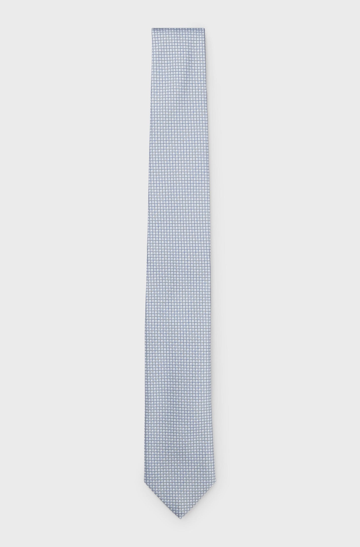 SILK-BLEND TIE WITH JACQUARD PATTERN
